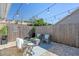 Inviting outdoor patio with comfortable seating and stylish string lights, perfect for relaxing at 7507 Pacific Heights Cir, Orlando, FL 32835