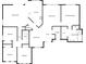 Detailed floor plan showcasing the layout of the home with bedrooms, bathrooms, kitchen, and living spaces at 8603 Primrose Dr, Kissimmee, FL 34747