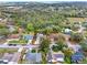 Aerial view of the property showcasing the home, surrounding landscape, and neighborhood at 14540 Pointe East Trl, Clermont, FL 34711
