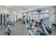 Well-equipped gym with multiple exercise machines and plenty of natural light at 219 Meghan Cir, Deland, FL 32724