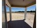 View from covered back porch with view of the lot at 30113 Misty Pines Rd, Mount Dora, FL 32757