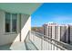 Private balcony boasting views of the city and lake at 322 E Central Blvd # 1910, Orlando, FL 32801