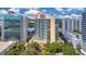 Condominium building with a modern architectural design, pool, city views and lakeside location at 322 E Central Blvd # 1910, Orlando, FL 32801