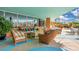 Comfortable outdoor patio with cushioned seating and views of the city at 322 E Central Blvd # 1910, Orlando, FL 32801
