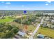 Aerial view of the neighborhood, nearby Red Bug Park, and the surrounding landscape at 3509 S Saint Lucie Dr, Casselberry, FL 32707