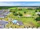 Areal view showing community pool, playground, ample green space, and beautiful surrounding landscape at 780 Livestock Loop, St Cloud, FL 34771