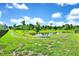 Lush backyard landscape featuring a tranquil pond and lush greenery, perfect for enjoying nature's beauty at 780 Livestock Loop, St Cloud, FL 34771