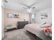 Serene bedroom features soothing colors, plush carpet, and ample closet space at 9747 Petition Way, Orlando, FL 32832