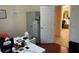 View of an office with open door leading to the rest of the home at 4847 Lake Milly Dr, Orlando, FL 32839