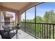 Relaxing balcony view with seating, offering a serene outdoor space at 1375 Tuscana Ln # 1406, Davenport, FL 33896