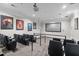 On site community theater room with comfortable seating and large screen at 1375 Tuscana Ln # 1406, Davenport, FL 33896