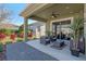 Relaxing backyard patio with comfortable seating, perfect for outdoor entertaining at 16144 Parkwyn St, Winter Garden, FL 34787