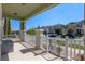 Inviting front porch with white railing and brick accents at 16144 Parkwyn St, Winter Garden, FL 34787