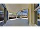 View of screened patio with concrete flooring at 2156 Fish Eagle St, Clermont, FL 34714