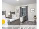 Charming bedroom with two twin beds and coordinated gray furnishings at 218 Ocean Course Ave, Davenport, FL 33896