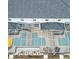 Aerial view of private backyard pools with screened-in enclosures at 218 Ocean Course Ave, Davenport, FL 33896