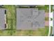Aerial view of the home's roof, backyard, and driveway at 2312 Datura Loop, St Cloud, FL 34772
