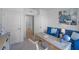 Well-decorated home office with comfortable seating and rustic desk at 3893 Diving Dove Ln, Bartow, FL 33830