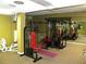 Community fitness center with gym equipment and mirrored wall at 405 Wymore Rd # 102, Altamonte Springs, FL 32714