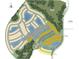 Aerial community plan showcasing planned neighborhood layout with ponds, green spaces, and amenities at 4197 Barbuda Ln, Kissimmee, FL 34758