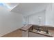 Open floor plan showcasing the kitchen with breakfast bar and view into the living area at 5144 City St # 238, Orlando, FL 32839