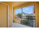 Private screened patio with view of neighborhood and beautiful community at 5144 City St # 238, Orlando, FL 32839