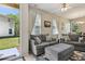 Comfortable living area featuring large windows and neutral decor at 612 Old Pine Ct, Sanford, FL 32773
