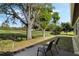 Back patio seating area with view of the golf course at 6133 Seagull Ln, Lakeland, FL 33809