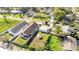 Aerial view highlighting backyard gazebo enhancing the outdoor living space at 859 Neuse Ave, Orlando, FL 32804