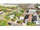 Aerial view of a property featuring a backyard gazebo in a residential neighborhood at 859 Neuse Ave, Orlando, FL 32804