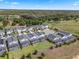 Scenic aerial view of a community featuring modern homes, green spaces, and a golf course nearby at 8816 Cruden Bay Ct, Davenport, FL 33896