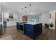 Spacious kitchen with a large center island and modern appliances at 9235 Everwood St, Orlando, FL 32825