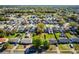 Aerial view of a home in a well-maintained residential neighborhood with mature trees and green lawns at 1315 Overdale St, Orlando, FL 32825
