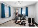 Light and bright exercise room includes lots of varied exercise equipment at 1315 Overdale St, Orlando, FL 32825