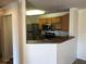 Cozy kitchen with stainless steel appliances and a breakfast bar, seamlessly connecting to the living space at 3714 Palm Desert Ln # 5337, Orlando, FL 32839