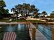 Beautiful waterfront home featuring a lush green lawn and a private dock for enjoying water activities at 382 Riverside Dr, Ormond Beach, FL 32176
