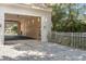 Spacious garage converted to a game room, complete with lighting, tennis court, and shelving at 5950 Masters Blvd, Orlando, FL 32819