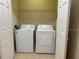 Convenient laundry area with a washer and dryer at 6451 Old Park Ln # 302, Orlando, FL 32835