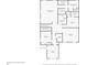Detailed second floor plan showcasing the layout of the home, highlighting room sizes and layout at 10078 Greenshire Way, Orlando, FL 32827