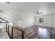 Bonus room features a high ceiling with large windows and modern finishes at 1070 Lake Ariana Blvd, Auburndale, FL 33823