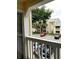 Balcony offers a view of well-maintained parking lot and lush landscaping at 1081 S Hiawassee Rd # 723, Orlando, FL 32835