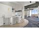 Elegant common area with a stainless steel counter and abundant natural light at 150 E Robinson St # 2308, Orlando, FL 32801