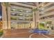 The Vue lobby entrance with covered parking, elegant fountain, and paver walkway at 150 E Robinson St # 2308, Orlando, FL 32801