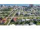 Beautiful view of the city and neighborhood near the beach, complete with lush, mature landscape at 3226 S Peninsula Dr, Daytona Beach Shores, FL 32118