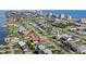 Overhead view showcasing this property's prime location in a charming coastal neighborhood near the ocean at 3226 S Peninsula Dr, Daytona Beach Shores, FL 32118