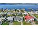 Stunning aerial view of the waterfront community, boasting easy access to marinas and ocean activities at 3226 S Peninsula Dr, Daytona Beach Shores, FL 32118