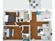Detailed floor plan showcasing the layout of the home, including bedrooms, bathrooms, and living spaces at 3226 S Peninsula Dr, Daytona Beach Shores, FL 32118