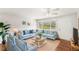 Inviting living room with hardwood floors and plenty of seating at 3226 S Peninsula Dr, Daytona Beach Shores, FL 32118