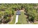 Overhead shot shows home and large lawn at 13274 Sw 82Nd Ln, Dunnellon, FL 34432