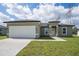 Attractive one-story home featuring a neat lawn, a two-car garage, and a welcoming front entrance at 17052 Sw 44Th Cir, Ocala, FL 34473